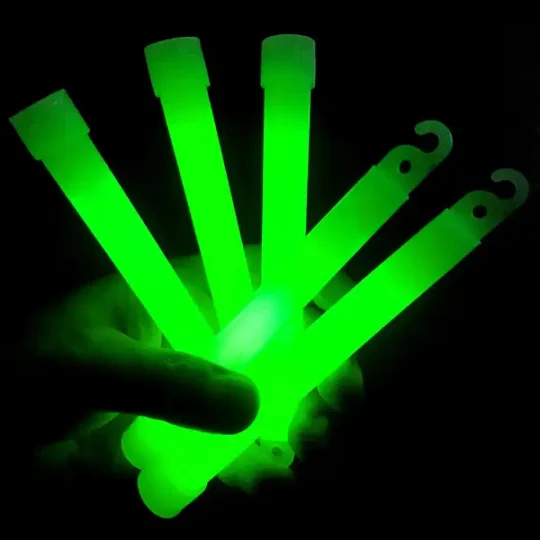 6 Inch Glow Sticks Green