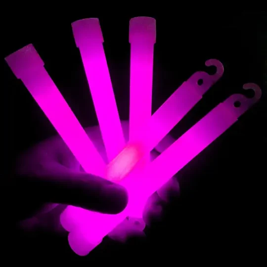 50 Bastoncini Luminosi Jumbo 25,4 Cm Glow Fever - Verde, Lunga Durata 8-14 Ore - Per Feste, Rave, Matrimoni
