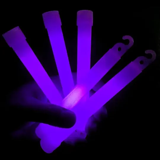 6 Inch Glow Sticks Purple