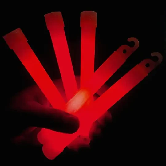 6 Inch Glow Sticks Red