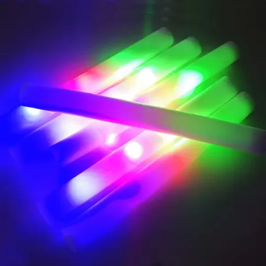 Wholesale Blank LED Foam Glow Sticks Bulk 400 PCS by Case
