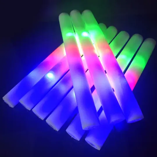 Foam Glow Sticks for Wedding – Bulk LED Foam Light Sticks 400 PCS – Sea Shipping