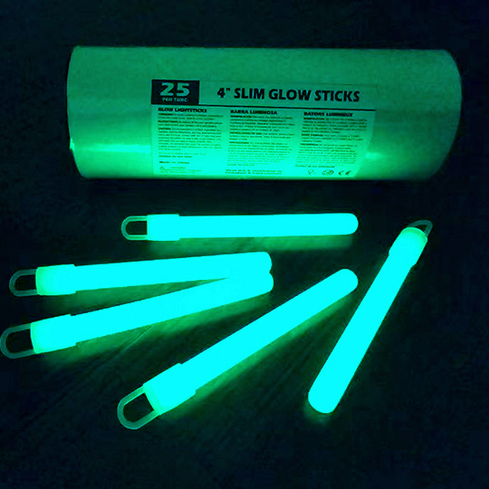 Tiny glow sticks