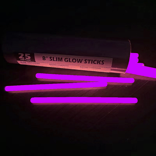 glow sticks in pool