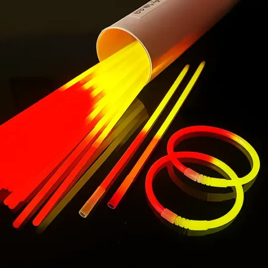 Buy glow bracelets – red yellow 8 inch, 100 per tube